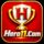 Hero11.Com online casino and gaming platform logo featuring a red H trophy shield with luxurious gold metallic effects.